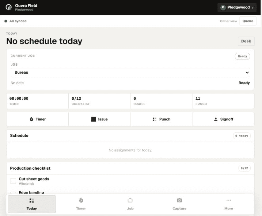 Ouvra Field app